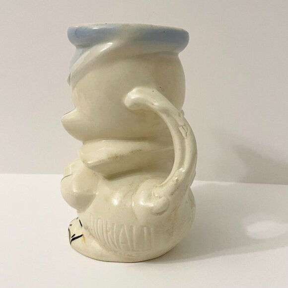 Vtg Donald Duck Creamer Pitcher Walt Disney USA Mid Century Kitchen Flaws - Picture 3 of 16